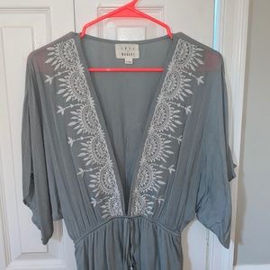 Lost and Wander Blue Romper